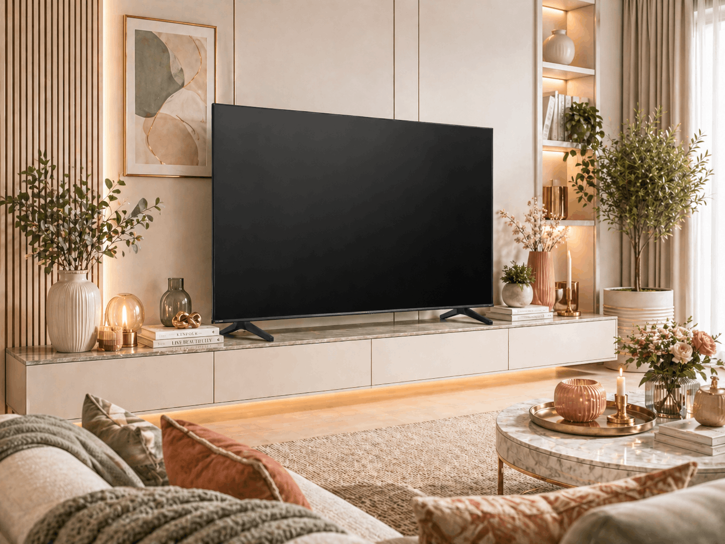 TV HISENSE 55" Smart Série A6N 4K UHD - Noir